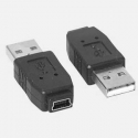 USB redukcia AM - Mini 5pin F norma USB 2.0