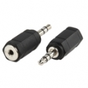 Stereo audio adaptér  3,5mm JACK M - 2,5mm JACK F