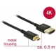 Kábel HDMI A - HDMI Micro-D 3D 4K norma HDMI 2.0