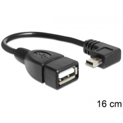 USB redukcia AF - USB Mini 5pin M pravouhlý norma USB 2.0 OTG