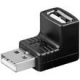 USB spojka AF-AM 90 stupňová normy USB 2.0