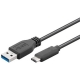 Prepojovací kábel USB AM - CM norma USB 3.1