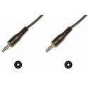 Prepojovací kábel audio stereo 2 x 3,5mm Jack M-M