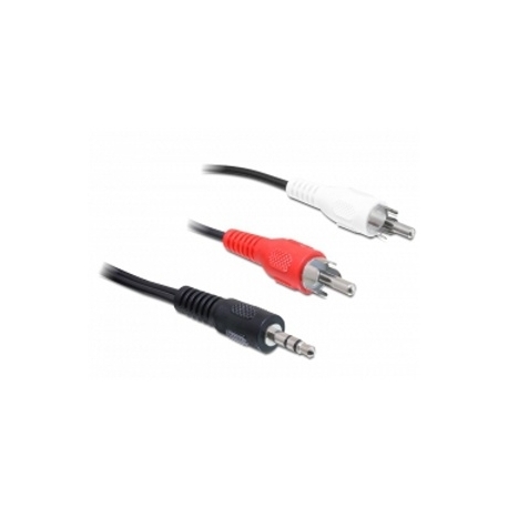 Prepojovací kábel stereo Jack 3.5 M / 2x CINCH M