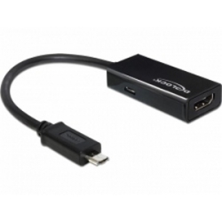 Adaptér HDMI F - micro B M USB  -rozhranie MHL