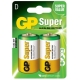 Batéria GP Super D, LR20, veľké mono, Alkalická, 1.5V