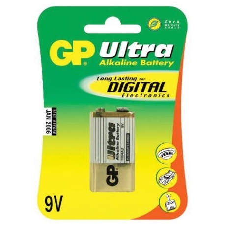 Batéria GP Ultra, 9V, Alkalická