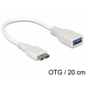 Redukcia Micro USB B M - USB A F norma USB 3.0 OTG