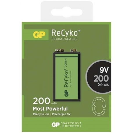 Nabíjateľná batéria GP 9V ReCyko+ 200 series